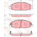 GDB7629 TRW Комплект тормозных колодок, дисковый тормоз