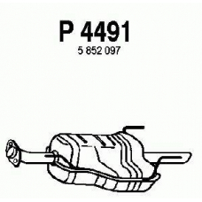 P4491 FENNO Глушитель выхлопных газов конечный