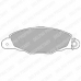 LP1554 DELPHI Комплект тормозных колодок, дисковый тормоз