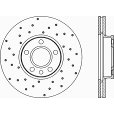 BDRS1937.25 OPEN PARTS Тормозной диск