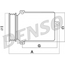 DCP02011 DENSO Компрессор, кондиционер