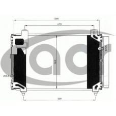300629 ACR Конденсатор, кондиционер