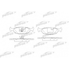 PBP296 PATRON Комплект тормозных колодок, дисковый тормоз