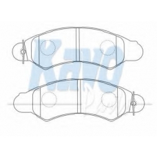 BP-8022 KAVO PARTS Комплект тормозных колодок, дисковый тормоз