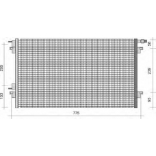 350203276000 MAGNETI MARELLI Конденсатор, кондиционер