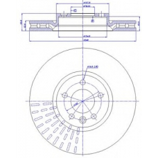 142.1669 CAR Тормозной диск