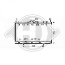 8580706 DIEDERICHS Радиатор, охлаждение двигателя