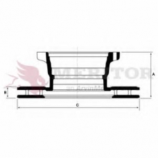 MBR5040 MERITOR Тормозной диск