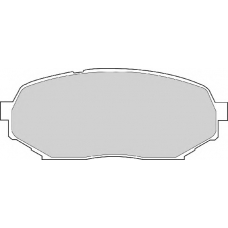 FD6830A NECTO Комплект тормозных колодок, дисковый тормоз