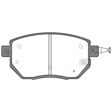 BPA0985.02 OPEN PARTS Комплект тормозных колодок, дисковый тормоз