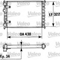 730946 VALEO Радиатор, охлаждение двигателя