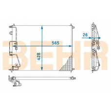 7004083 BEHR Condenser