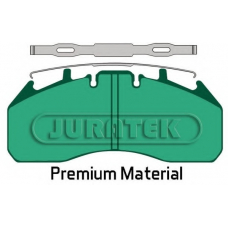 JCP2006 JURATEK Комплект тормозных колодок, дисковый тормоз