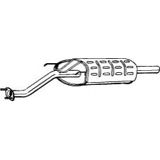 115-315 BOSAL Глушитель выхлопных газов конечный