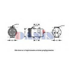 852087N AKS DASIS Компрессор, кондиционер