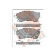 RB1942 R BRAKE Комплект тормозных колодок, дисковый тормоз