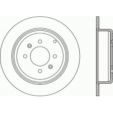 BDR1716.10 OPEN PARTS Тормозной диск