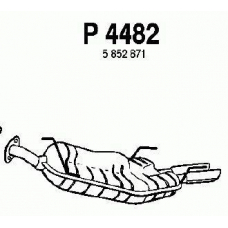 P4482 FENNO Глушитель выхлопных газов конечный