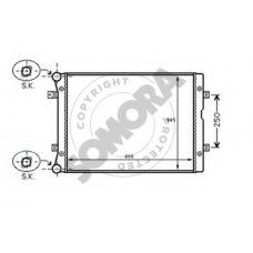 097140A SOMORA Радиатор, охлаждение двигателя