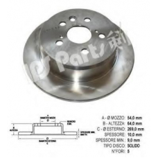 IBP-1202 IPS Parts Тормозной диск