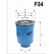 WF8097 QUINTON HAZELL Фильтр топливный