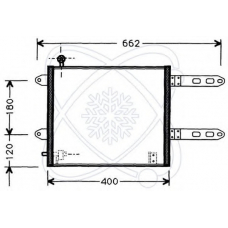 30A0002 ELECTRO AUTO Конденсатор, кондиционер