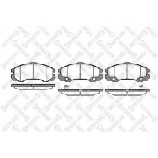 436 032-SX STELLOX Комплект тормозных колодок, дисковый тормоз