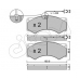822-579-2 CIFAM Комплект тормозных колодок, дисковый тормоз