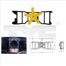 810-0021 TYC Вентилятор, охлаждение двигателя