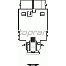 500 498 TOPRAN Выключатель фонаря сигнала торможения