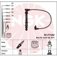 2571 NGK Комплект проводов зажигания