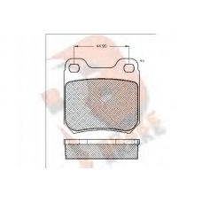 RB1299 R BRAKE Комплект тормозных колодок, дисковый тормоз