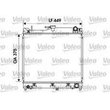 734170 VALEO Радиатор, охлаждение двигателя