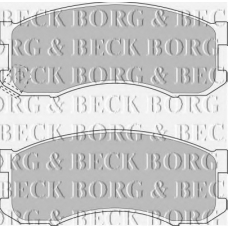 BBP1336 BORG & BECK Комплект тормозных колодок, дисковый тормоз