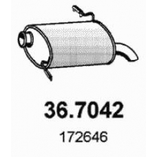 36.7042 ASSO Глушитель выхлопных газов конечный
