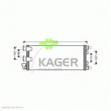 94-5995 KAGER Конденсатор, кондиционер