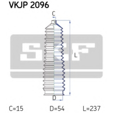 VKJP 2096 SKF Комплект пылника, рулевое управление