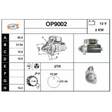 OP9002 SNRA Стартер