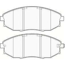 FP1031 FIT Комплект тормозных колодок, дисковый тормоз