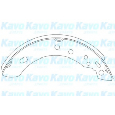 KBS-7401 KAVO PARTS Комплект тормозных колодок