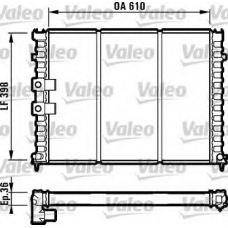 731584 VALEO Радиатор, охлаждение двигателя