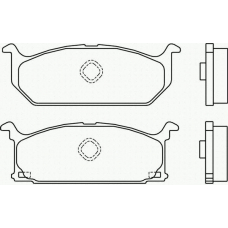 T0339 PAGID Комплект тормозных колодок, дисковый тормоз