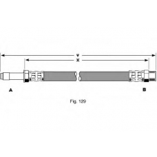 PHB255 TRW Тормозной шланг