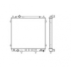 53480 NRF Радиатор, охлаждение двигателя