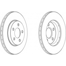 DDF1376-1 FERODO Тормозной диск