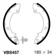 VBS457 MOTAQUIP Комплект тормозных колодок