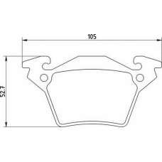 363700201169 MAGNETI MARELLI Комплект тормозных колодок, дисковый тормоз