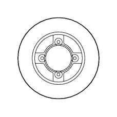 NBD 039 NATIONAL Тормозной диск