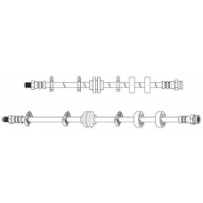 FHY2770 FERODO Тормозной шланг