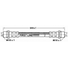 FBH6827 FIRST LINE Тормозной шланг